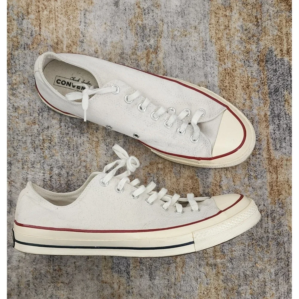 Converse Mens Chuck 70 Classic Shoes Low Top Sneaker Parchment 162062C Size 11.5
